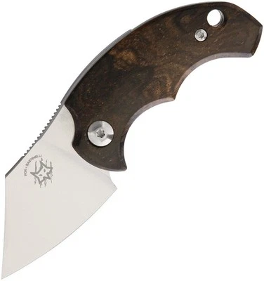 Bastinelli Creations BB Drago Folder Ziricote Wood FX-519 ZT N690  Leather - Image 1 of 3