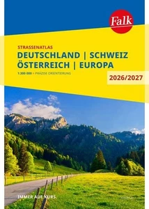 Falk Straßenatlas 2026/2027 Deutschland, Schweiz, Österreich 1:300.000 Autoat... - Bild 1 von 3