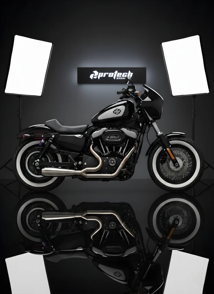 2-1 Exhaust Pipes Muffler fits Harley-Davidson Dyna Low  Rider FXDL 2 into 1 - Image 1 of 4