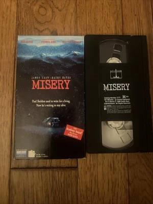 Stephen King Misery VHS Horror Thriller  **Buy 2 Get 1 Free** Foto 1 de 2