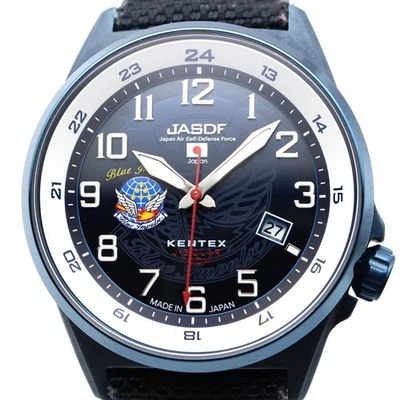 Cinturón de nailon solar KENTEX S715M-07 JASDF Blue Impulse hecho en Japón para hombre Foto 1 de 4