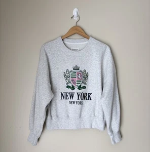 Abercrombie & Fitch Soft A&F Collection Women's New York Sweatshirt Size Medium - Picture 1 of 9