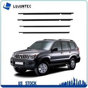 4 Fits 2003-2009 Toyota Land Cruiser Prado 120 Series Weatherstrip Seal Belt - Picture 1 of 5