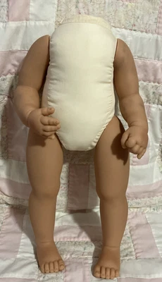 Lee Middleton 22" BODY Straight Legs FULL Limbs (BODY ONLY) ARMS ARE STAINED - Image 1 of 4