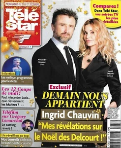 TELE STAR n°2255 21/12/2019 Ingrid Chauvin & A.Brasseur "Demain nous appartient" - Imagen 1 de 1