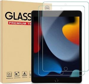 Screen Protector for Apple iPad 10.2 7/8/9 Generation iPad 9.7 Air 1/2/3/4/5 - Picture 1 of 9