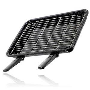 Parrilla Sartén para Horno BELLING Extra Grande Esmalte Vítreo Doble Asas 42x30cm - Imagen 1 de 12