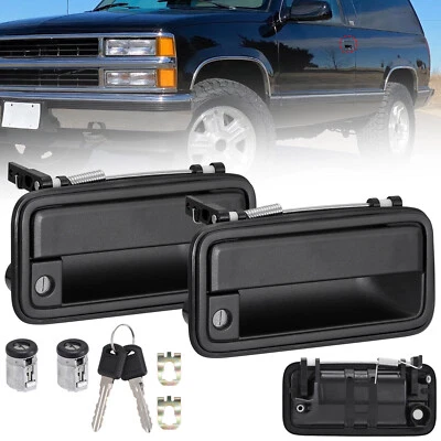For Chevrolet C1500 GMC K1500 95-00 Pair Front Exterior Door Handle Pickup Truck - Изображение 1 из 4