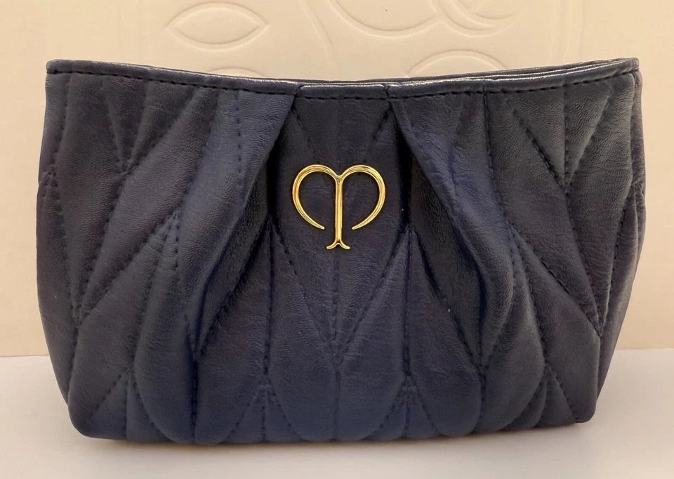 Bolsa de maquillaje Cle De Peau azul marino Foto 1 de 1