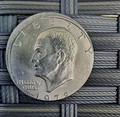 1978 $1 Ike Dollar ERROR Struck 20% Off-Center  - Image 1 of 3