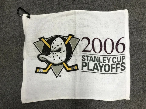 Anaheim Ducks - Real Golf Towel  2006 Stanley Cup Playoffs - Mighty Ducks Custom Cover