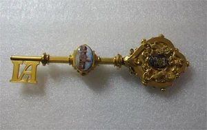 18K Gold Key To Princess Louise Duchess Of Argyll Technical Schools Victoria - Picture 1 of 12
