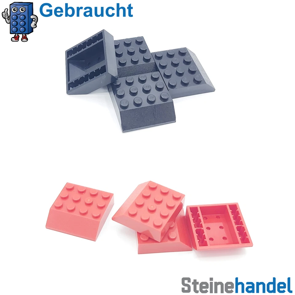 LEGO® 4x4 Dachstein Schrägstein Zugstein 4 Stück ( 30182 ) - Bild 1 von 1