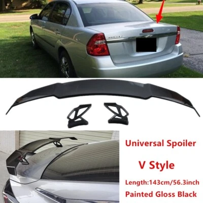 Fit For Chevrolet Malibu 2003-2007 Rear Trunk Lid Racing Spoiler Wing Universal - Image 1 of 4