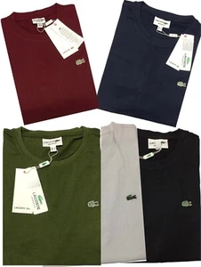 CAMISETA LACOSTE MANGA CORTA FIRMA LOGO CUELLO REDONDO - Imagen 1 de 6
