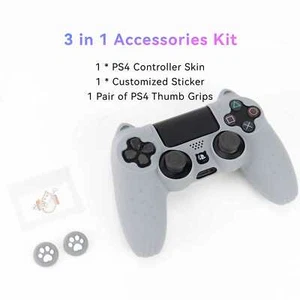 GeekShare Cat Paw PS4 Controller Skin Anti-Slip Silicone Skin Protective Cover  - Picture 1 of 37