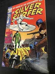 SILVER SURFER #10 F/VF EINE WELT, DIE ER NIE GEMACHT HAT OW/W PG STAN LEE JOHN BUSCEMA - Bild 1 von 12