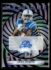 2023 Panini Illusions Josh Downs RC Auto Mystique BLACK # 21 Colts 13/15 - Bild 1 von 2