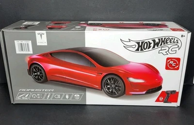 Hot Wheels RC Tesla Roadster 1:10 2.4 Ghz LIMITED EDITION RED - Brand New Sealed - Image 1 of 4
