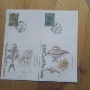 GUINEA-BISSAU 1991 FLEETWOOD AUDUBON FIRST DAY COVER Marine Fish ~ SEE PHOTOS - Picture 1 of 2