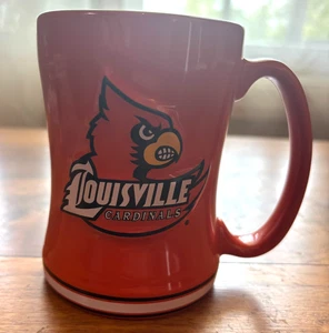 Taza de café naranja Boelter University of Louisville Cardinals 4 1/2" de alto marcas - Imagen 1 de 8