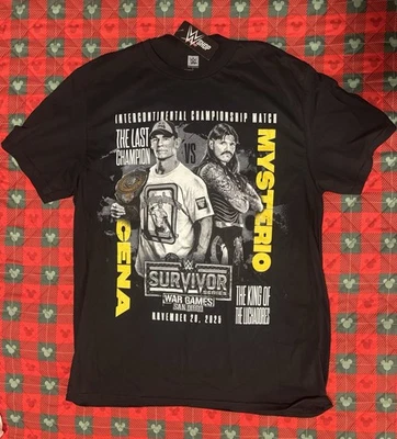 Camisa Serie Survivor Matchup WWE 2025 Elige Talla John Cena Dominik Mysterio Foto 1 de 2
