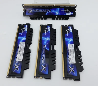 G.SKILL Ripjaws Serie X 2GB DDR3 SDRAM DDR3 1333 - F3-10666CL7D-4GBXH CANTIDAD 4 Foto 1 de 4