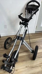 Sun Mountain Speed Cart V1 Push Pull Cart Three Wheels Black - Picture 1 of 13