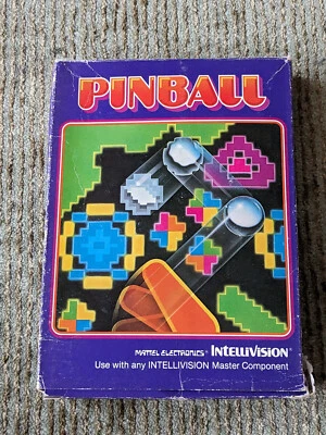 Intellivision Pinball Complete CIB Tested Working W/ Overlays - Image 1 of 4