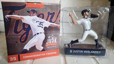 2016 DETROIT TIGERS JUSTIN VERLANDER 2000K COMMEMORATIVE FIGURINE NIB New in Box - Image 1 of 4