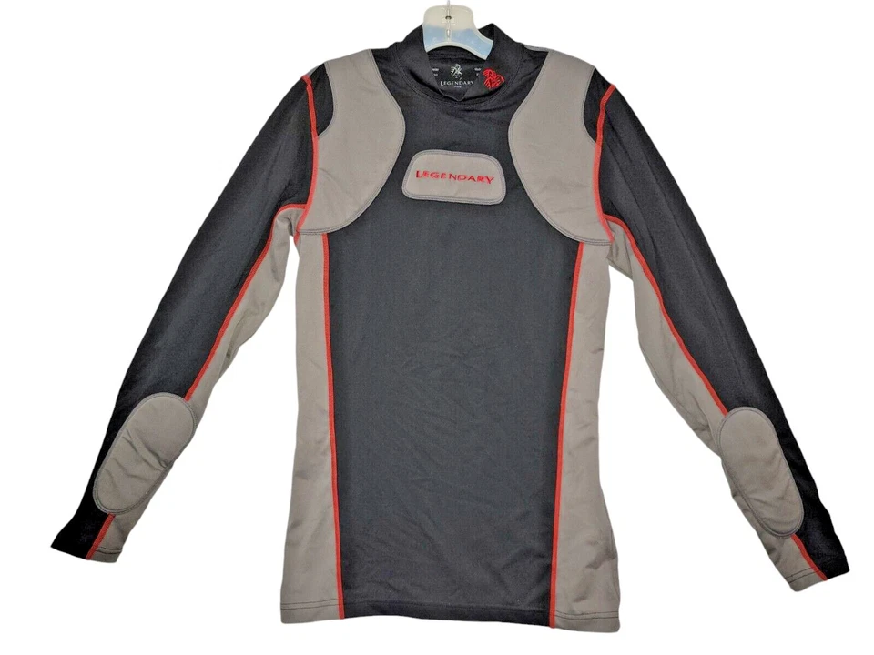 Legendary Men's Whitetails Black Gray Padded Long Sleeve Hunting Shirt Sz M - Image 1 of 4