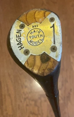 Vintage Walter Hagen Youth Model 1-Wood / Driver⛳RH Stainless Steel Shaft ~38.5" - Image 1 of 4