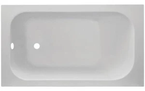 Belen Modern White Gloss Space Saving Acrylic Single Ended Bath 1200x700mm - Picture 1 of 4