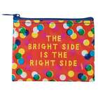 BlueQ The Bright Side Is The Right Side Recycled Material Coin Purse