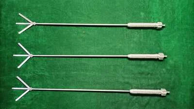 Ventilador retractor laparoscópico 3 piezas 3 aspas 5 mm x 330 mm instrumentos quirúrgicos reutilizables Foto 1 de 4