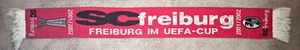 SC Freiburg Schal - FREIBURG IM UEFA CUP - Saison 2001/2002 - - Bild 1 von 1