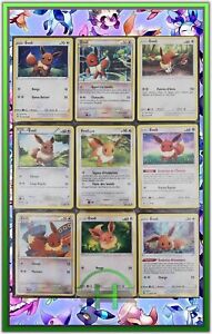 Lot de 9 x Évoli - #5 - Cartes Pokémon Françaises