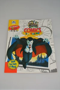 VINTAGE 1992 UNIVERSAL MONSTERS COMICS TO COLOR COLORING BOOK NOS DRACULA GOLDEN - Picture 1 of 6