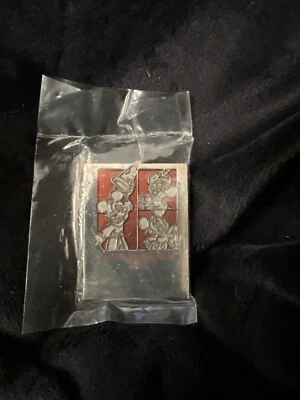 Disney WDW Pin 2002 Cast Holiday Celebration Hinged Pin Exclusive LE 3000 Chrome - Image 1 of 2