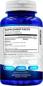 Diosmin Hesperidin 1000Mg – 180 Capsules – 90 Day Supply - Diosmin and Hesper... - Picture 1 of 12