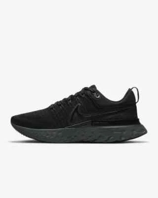 NEW NIKE React Infinity Run Flyknit 2 Triple Black CT2357-003 Men's Size 6-15 - Image 1 of 4