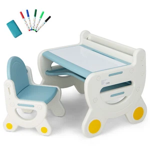 Kindersitzgruppe mit Hocker Maltisch höhenverstellbar & neigungsverstellbar - Bild 1 von 16