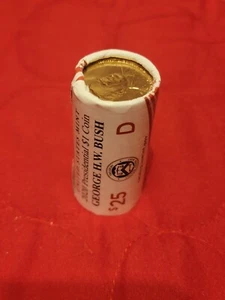 Moneda de dólar presidencial D George Bush 2020 rollo como nuevo unc *en mano - Imagen 1 de 1