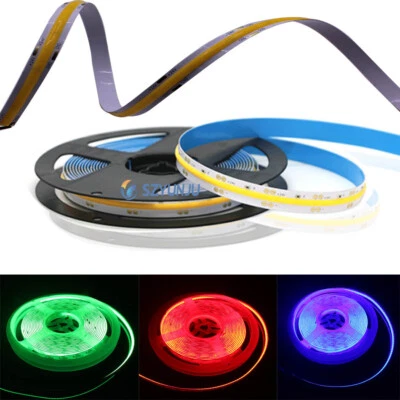DC 12V / 24V COB/FOB Led Flexible Strip 14W/M  Red Green Blue white Led Lighting - Image 1 of 4