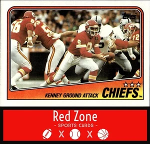 1988 Topps - #361 Chiefs Team Leaders - Bill Kenney NM Set Break. - Picture 1 of 2