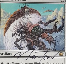 Signed Planar Portal ~ Eighth Edition [ Excellent+ ] [ Magic MTG ] MP