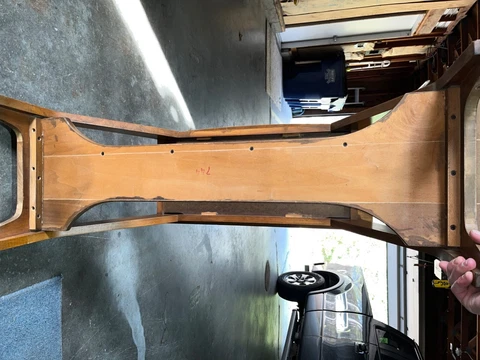 Mid-Century Modern Sculptural Piano Bench Cover