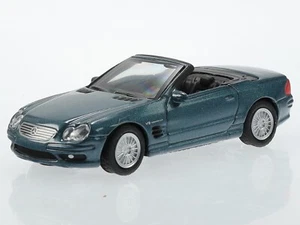 Mercedes R230 SL 55 AMG topasblau Modellauto 73000 Yatming 1:72 - Bild 1 von 4
