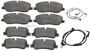 FOR LANDROVER DISCOVERY 3 2.7 V6 TD FRONT AND REAR BRAKE PADS+WIRE WEAR SENSORS - Picture 1 of 1