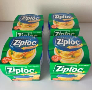 Buying in Bulk: Ziploc Screw Lock 473ml 2-Pack x 4 Sets, Microwave Safe - Picture 1 of 12